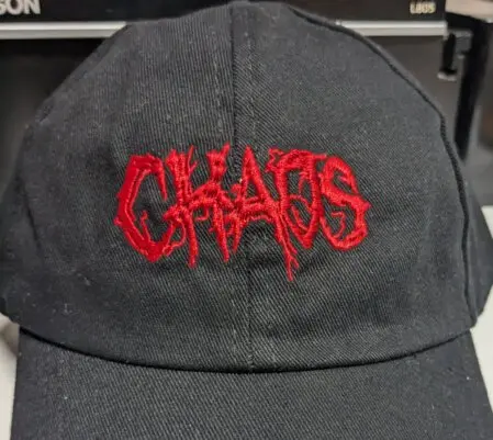 Custom logo embroidery on corporate caps